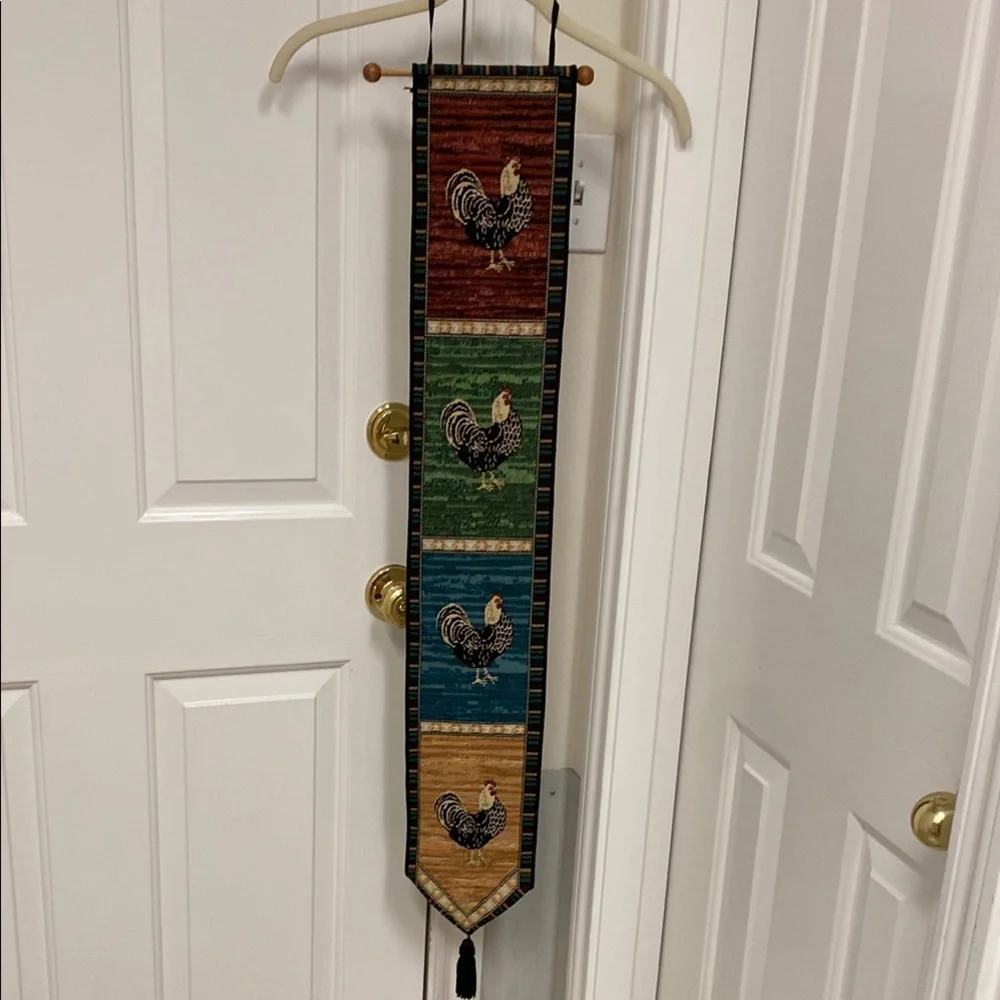 Warren Kimble rooster wall tapestry